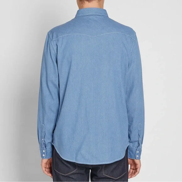 Stussy embroidered denim shirt XL Shirts